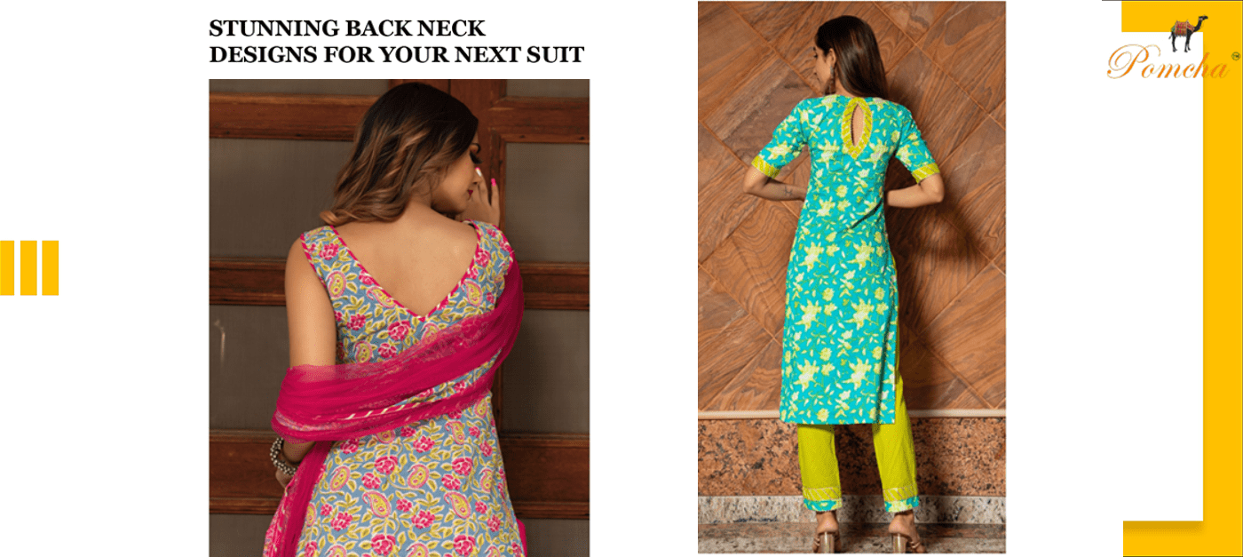 10 Stunning Back Neck Designs for Your Next Suit - Pomcha Jaipur