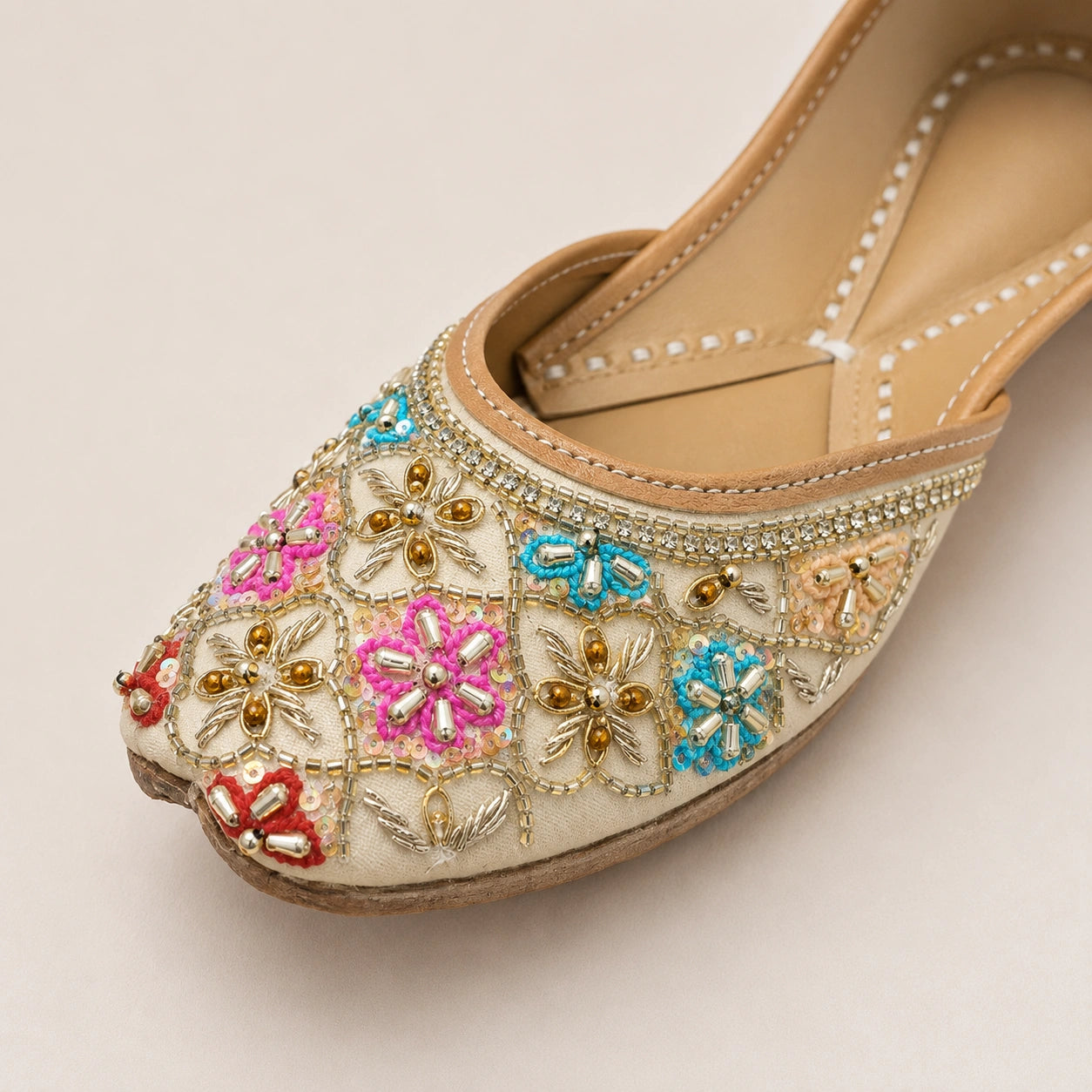 CHANDNI BEADED & SEQUIN JUTTI FOR WOMEN