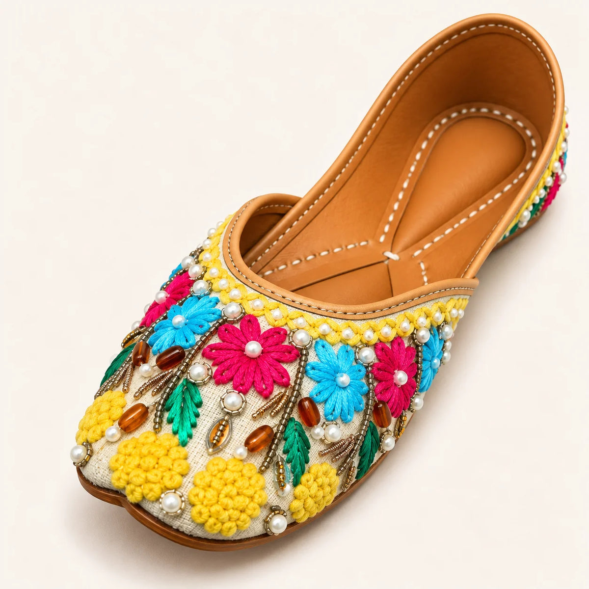 SUNHERI ADAA HANDWORK JUTTIS FOR WOMEN