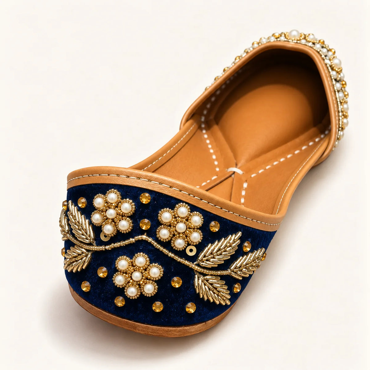 MIDNIGHT MOTI HANDWORK JUTTIS FOR WOMEN