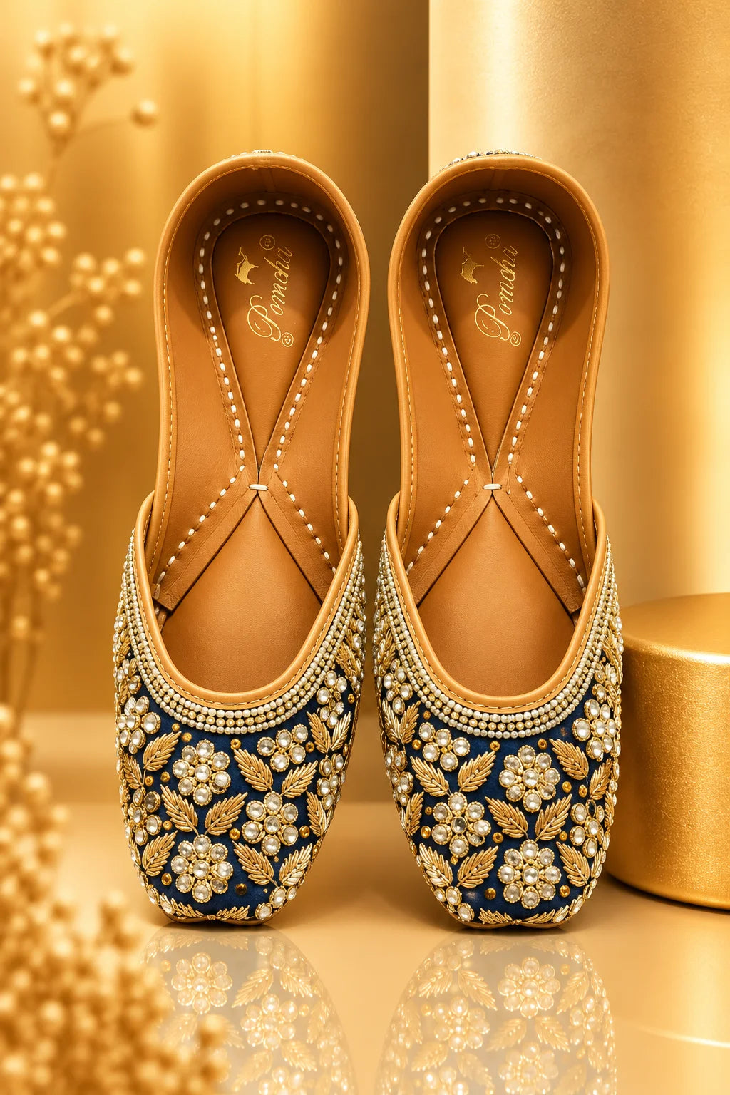 MIDNIGHT MOTI HANDWORK JUTTIS FOR WOMEN