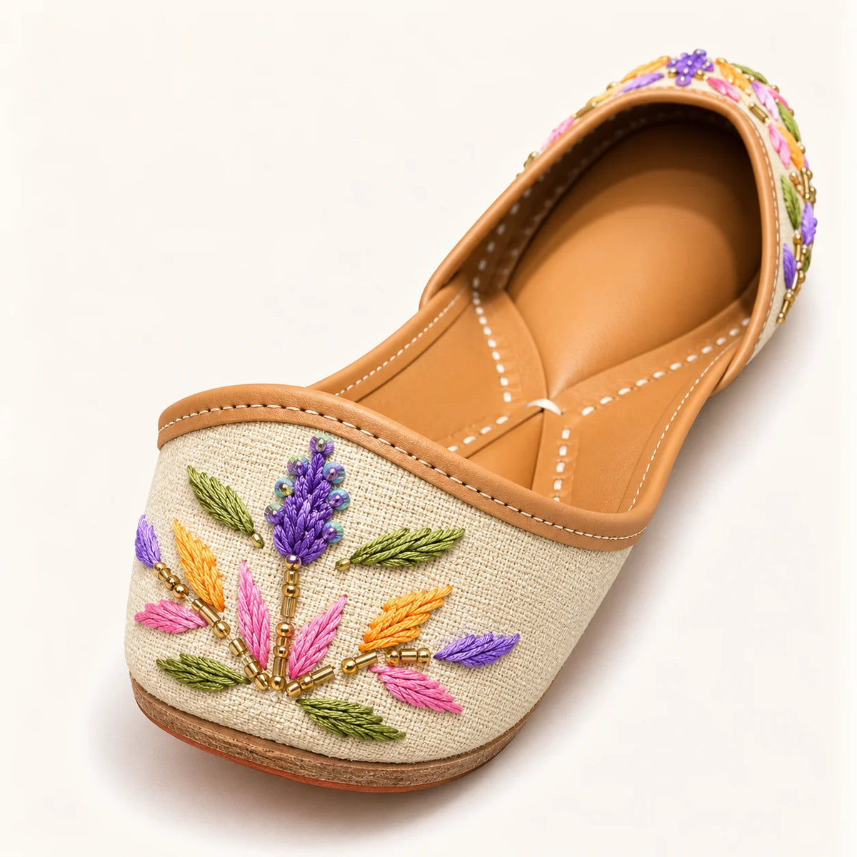 MULTICOLOUR HANDWORK JUTTIS FOR WOMEN