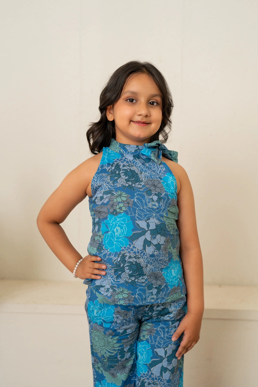 KHILKARI BLUEBERRY COTTON CO-ORD SET