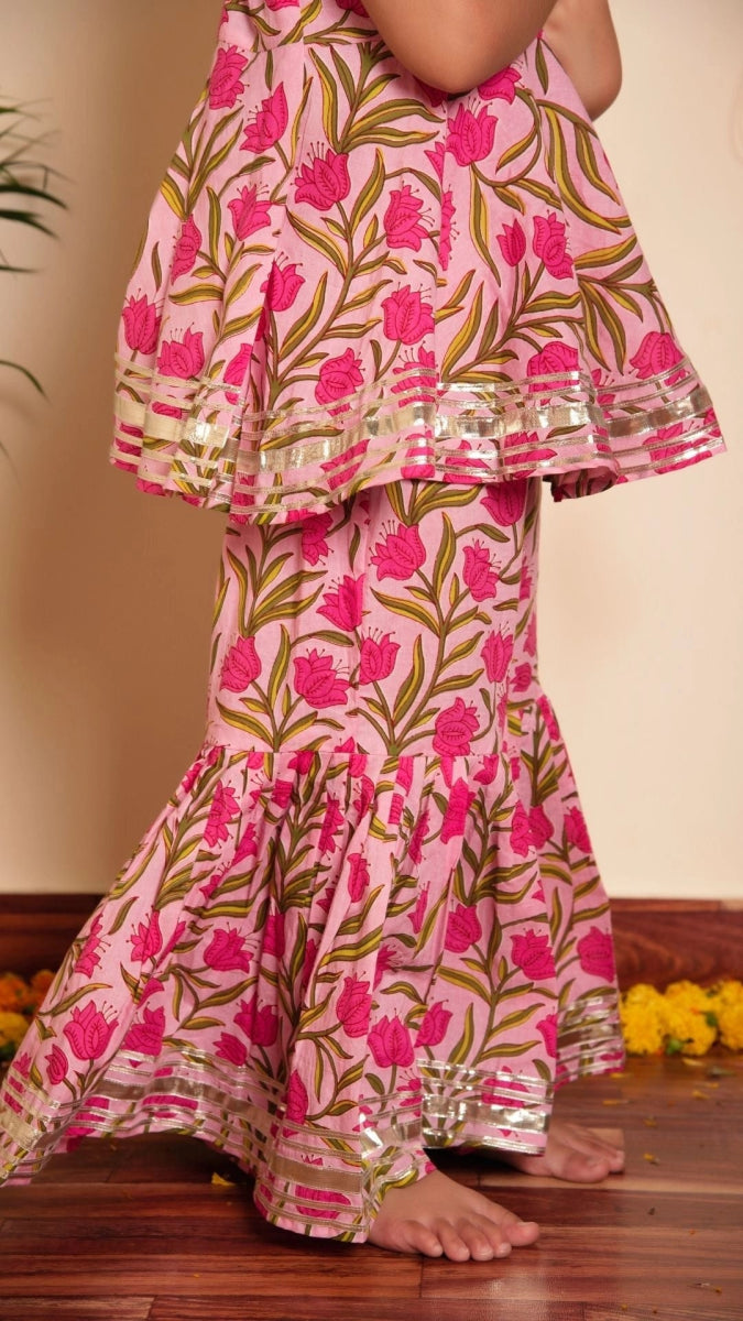 BACHPAN NAZAKAT SHARARA SET - Pomcha Jaipur
