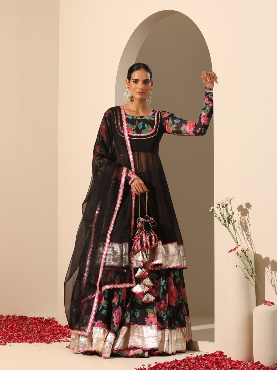GUL GULAB LEHENGA SET - Pomcha Jaipur