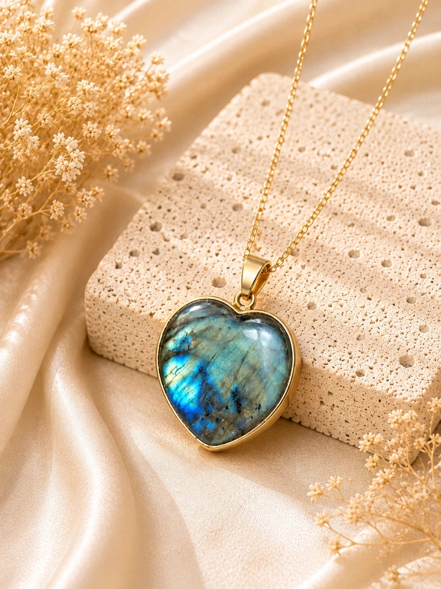 OCEAN HAERT PENDANT - Pomcha Jaipur