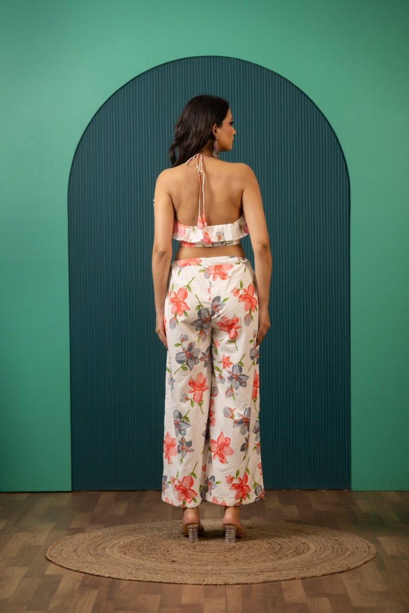 SUKOON BREEZY SUMMER SAFED FLORAL PRINT PANT SETS - Pomcha Jaipur