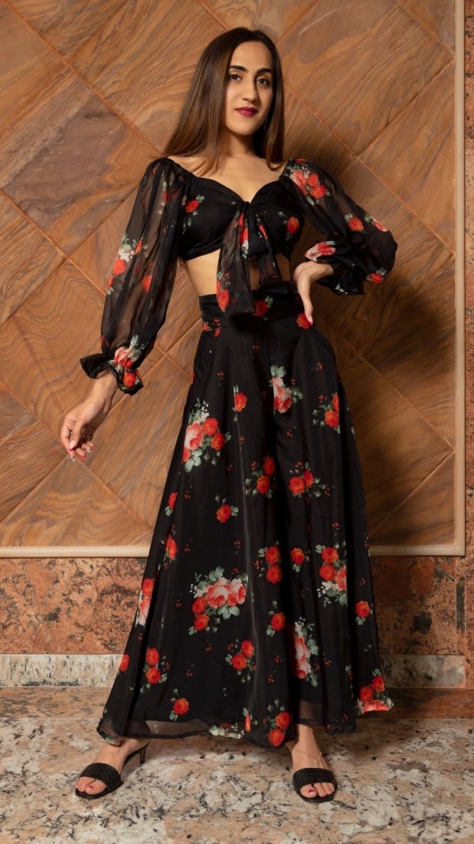 RED ROSE CO - ORDS SET - Pomcha Jaipur