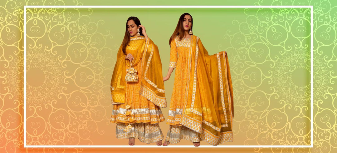 11 Haldi Dress Ideas to Brighten Your Day - Pomcha Jaipur