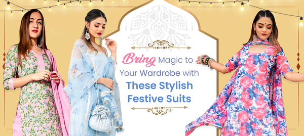 Bring Magic To Your Wardrobe With These Stylish Festive Suits