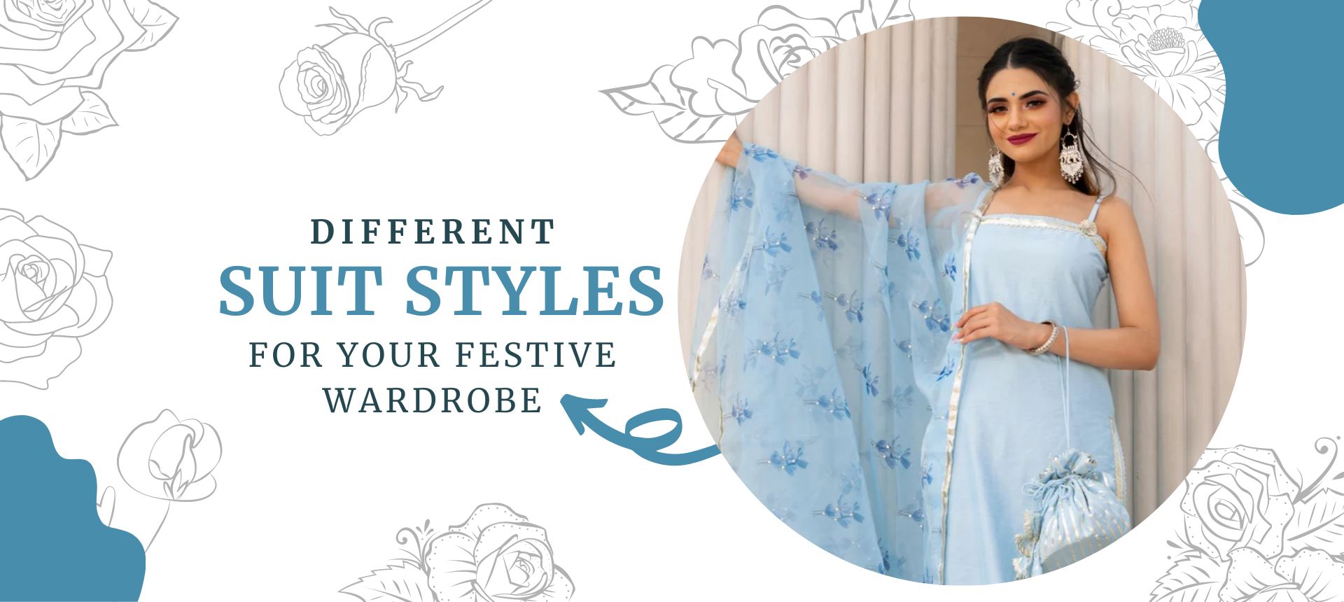 Different Suit Styles For Your Festive Wardrobe - Pomcha Jaipur