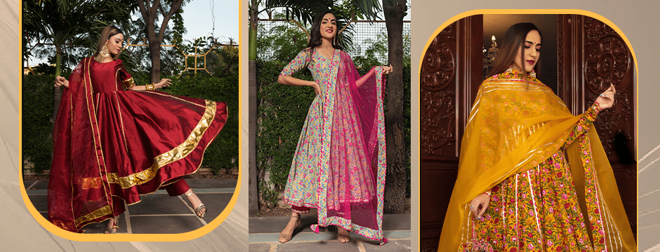 Elevate Your Wardrobe with a Designer Anarkali Set: Timeless Grace for Every Occasion - Pomcha Jaipur
