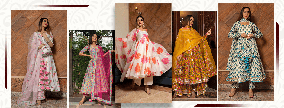 Styling Tips for Flared Anarkali Dresses for Every Occasion - Pomcha Jaipur