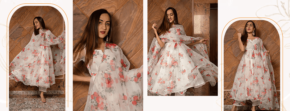 The Allure of An Organza Suit for Women: Elevate Your Wardrobe with Ethereal Elegance - Pomcha Jaipur