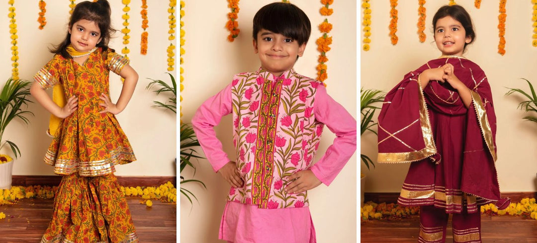 Top Indian Ethnic Wear Trends for Kids in 2024 - Pomcha Jaipur