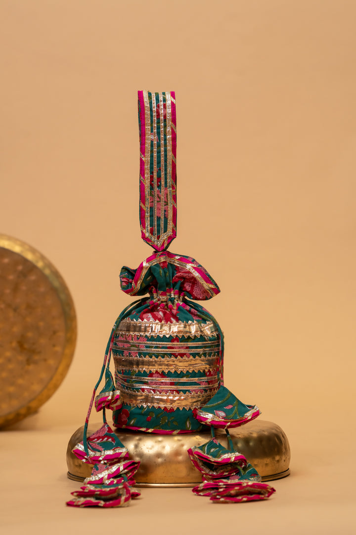 GULBAHAAR GOTA PATTI POTLI BAG