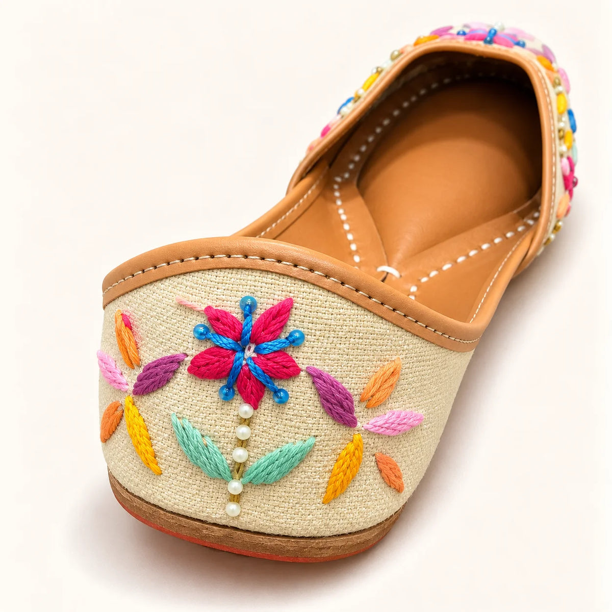 RANGBAHAR MULTICOLOR HAND WORK JUTTI FOR WOMEN