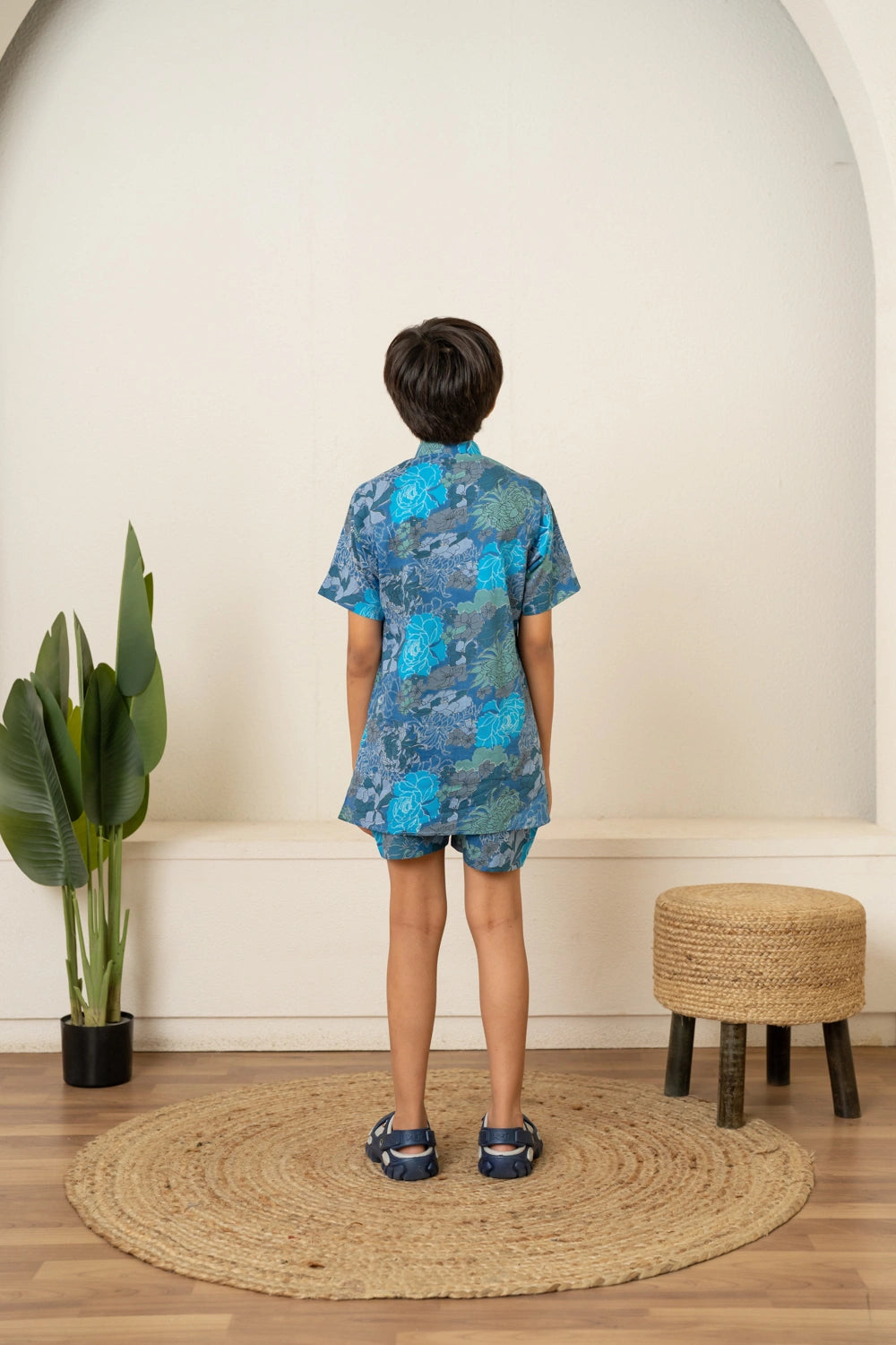 KHILKARI COOL BLUE SUMMERY COTTON CO-ORD SET