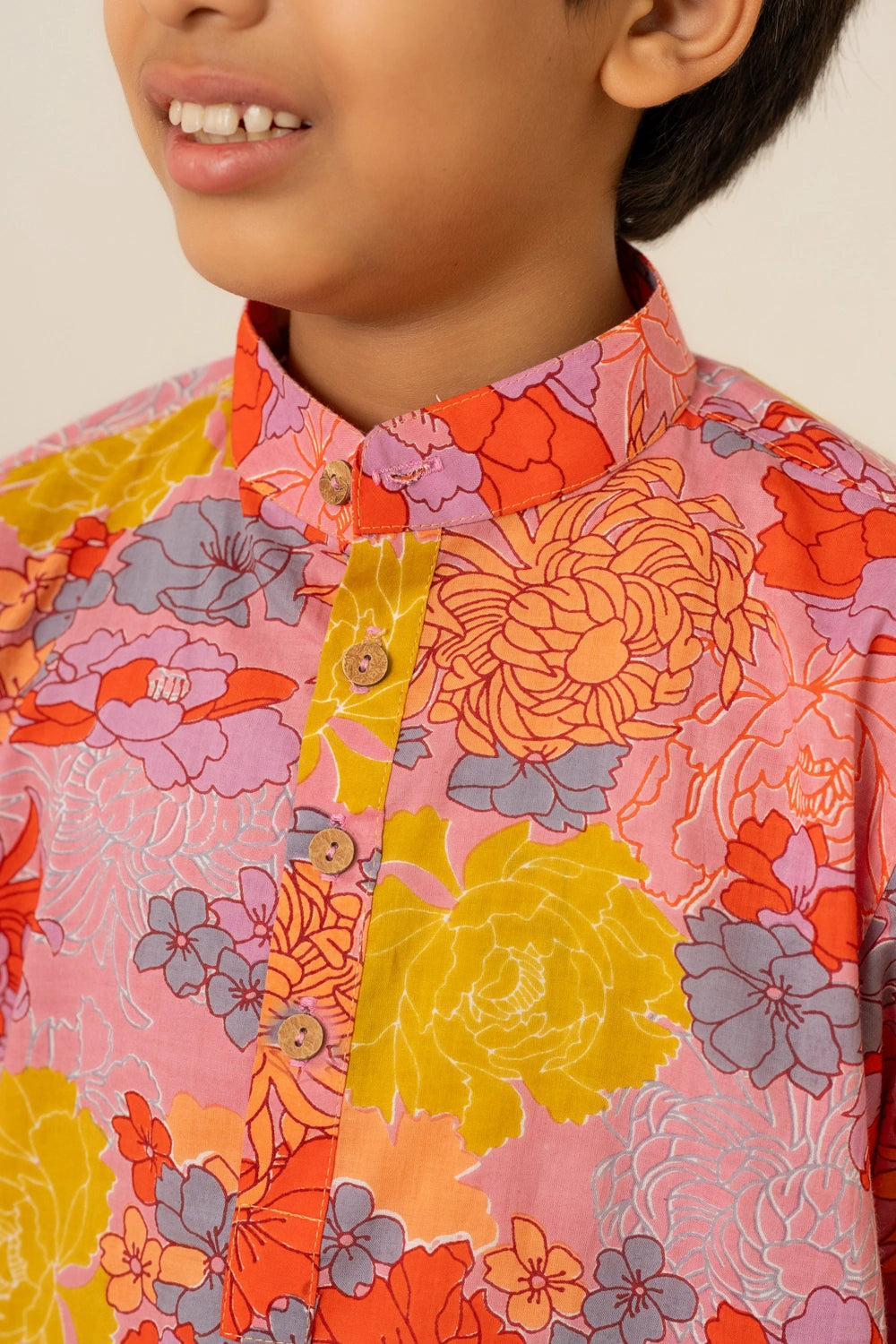KHILKARI SUMMERY GLOW COTTON CO-ORD SET