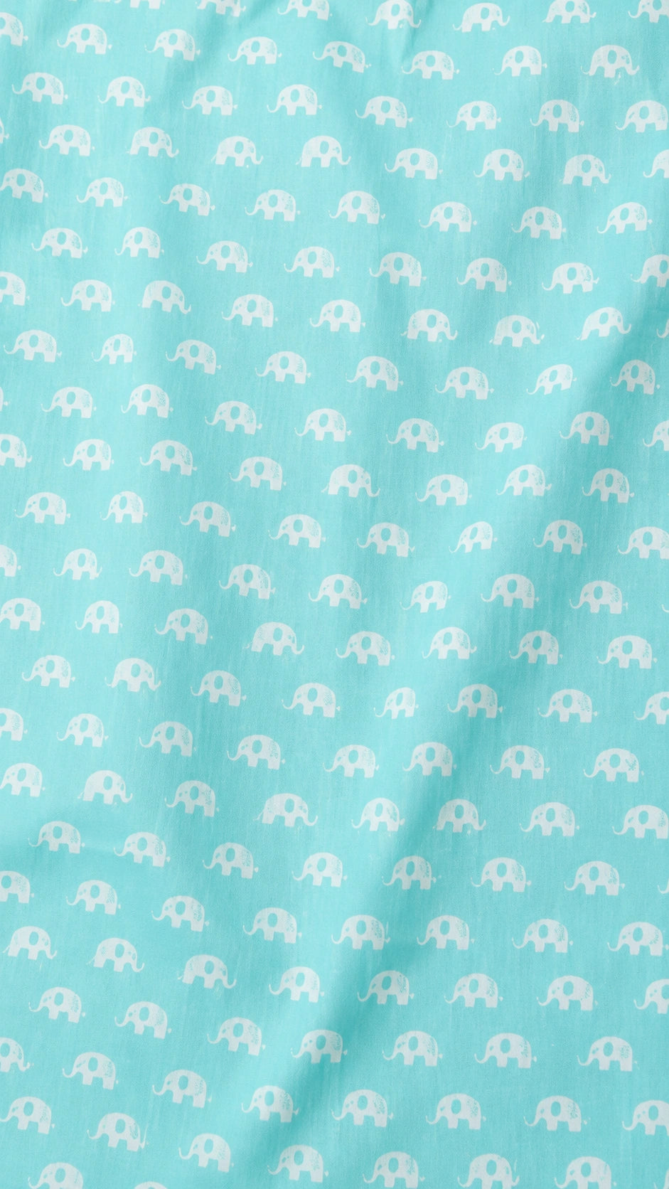 COTTON ELEPHANT BUTI HAND BLOCK PRINT FABRIC