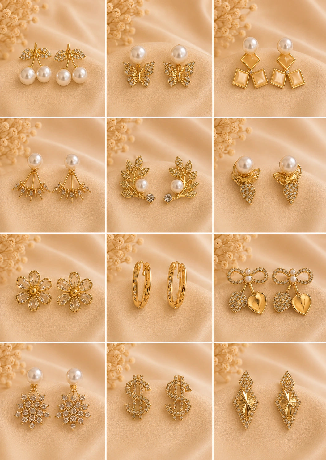 THE CHIC CRUSH FASHION COMBO PACK EARRINGS