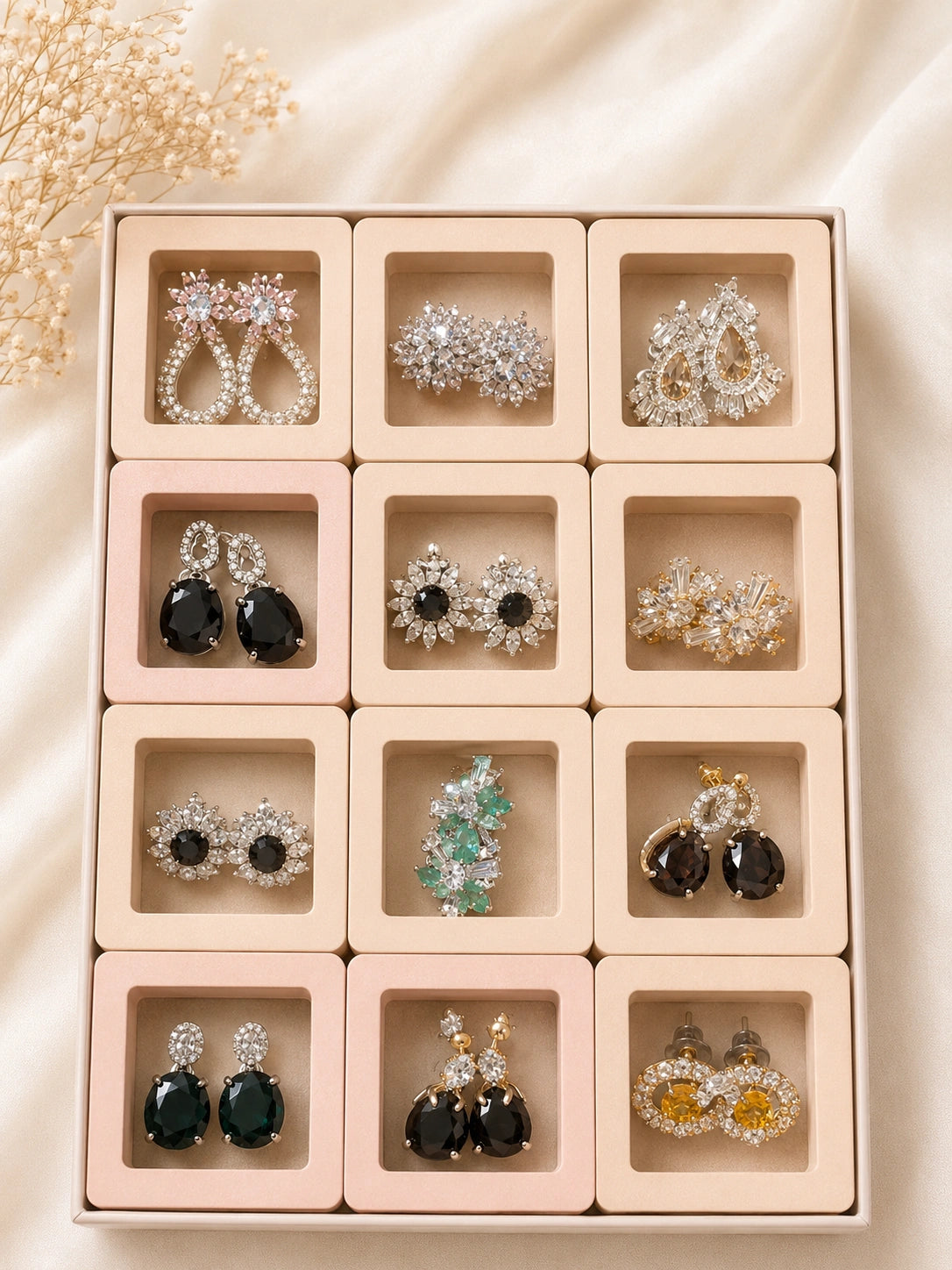 ELARA GEMS FASHION EARRINGS COMBO  PACK
