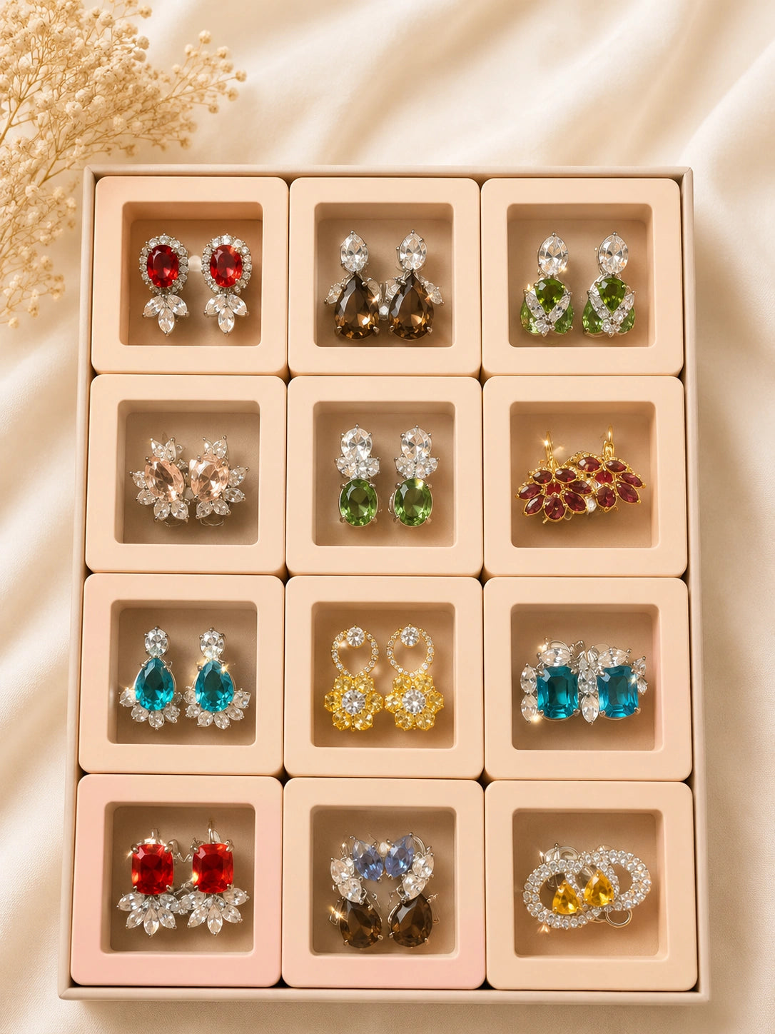 COLOR LUXE FASHION EARRINGS COMBO PACK FOR WOMEN