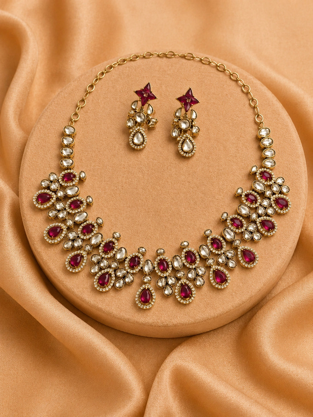 GULRUKH NOOR NECKLACE SET FOR WOMEN