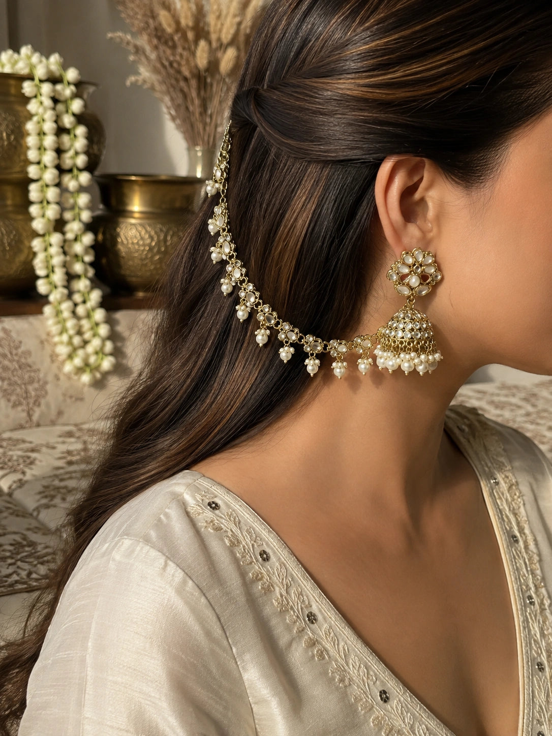NOOR CHAAND JHUMKA EARRINGS