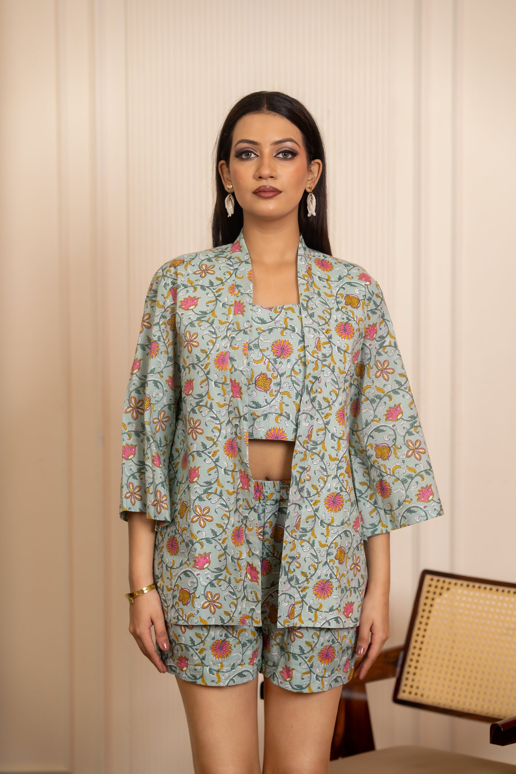 SUKOON  FLORAL MIST COTTON CO-ORD SETS