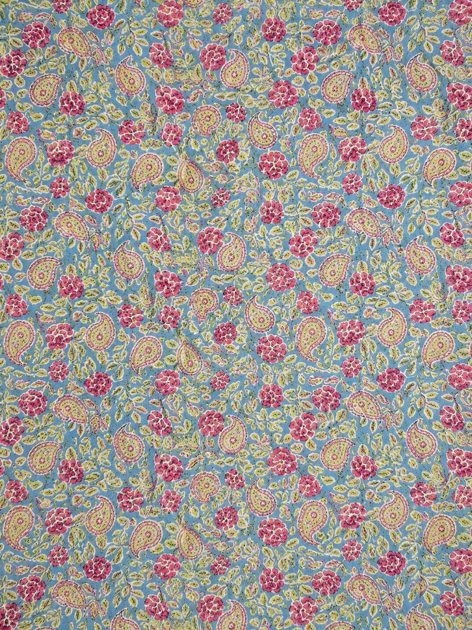 FLORAL PRINTED COTTON FABRIC