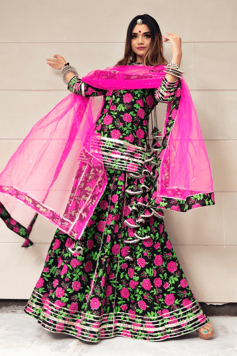 GULMOHAR COTTON HAND BLOCK PRINT FAMILY OUTFIT COMBO