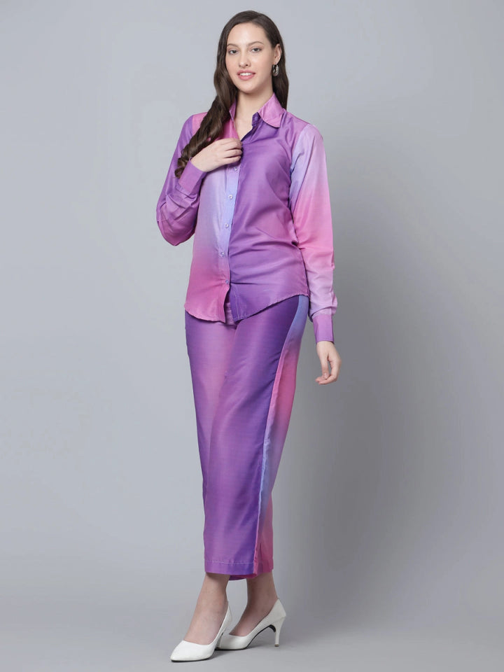 AMBER OMBRE MUSLIN CO - ORD SET - Pomcha Jaipur