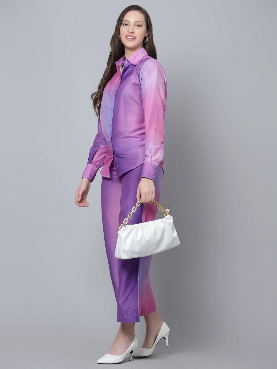 AMBER OMBRE MUSLIN CO - ORD SET - Pomcha Jaipur