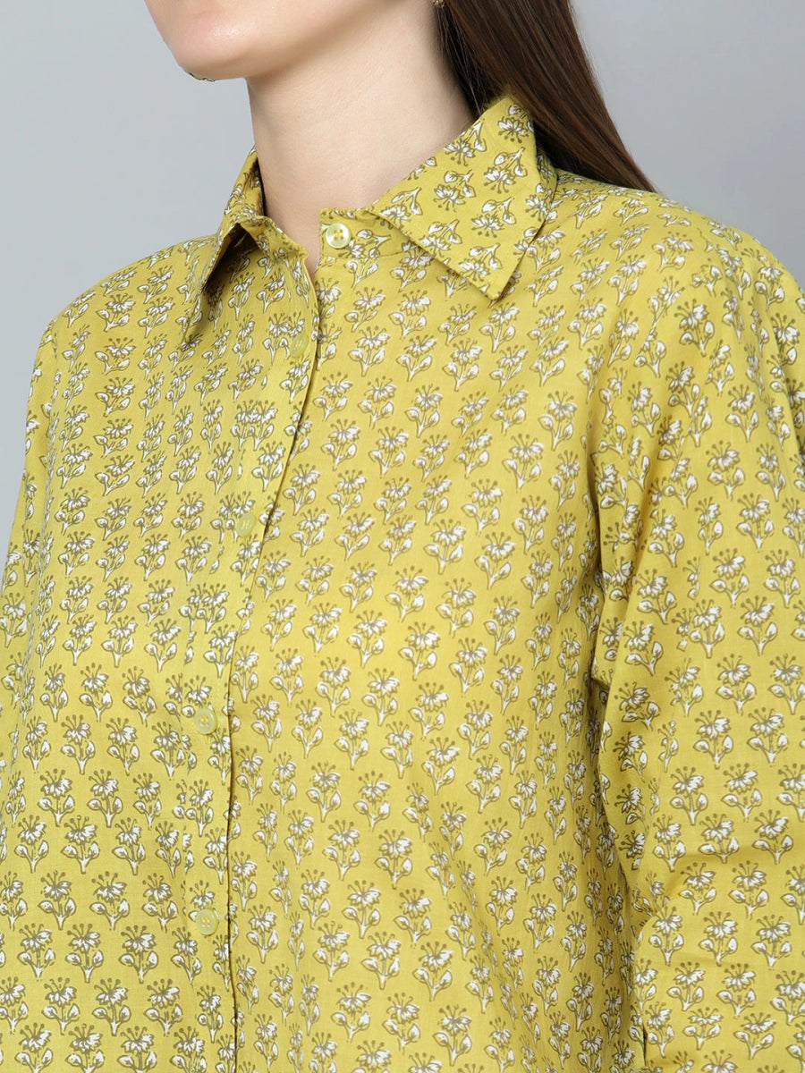 ANVI COTTON WOMEN SHIRT - Pomcha Jaipur