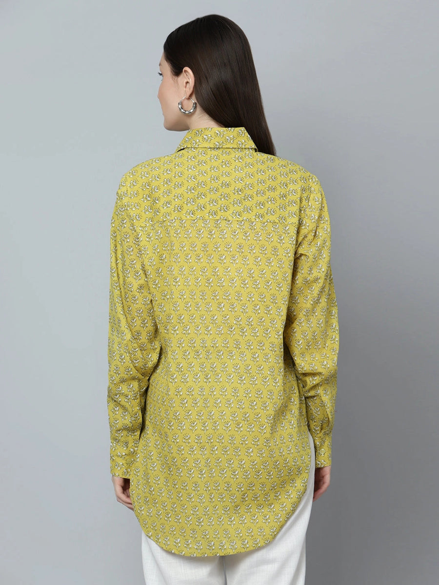 ANVI COTTON WOMEN SHIRT - Pomcha Jaipur
