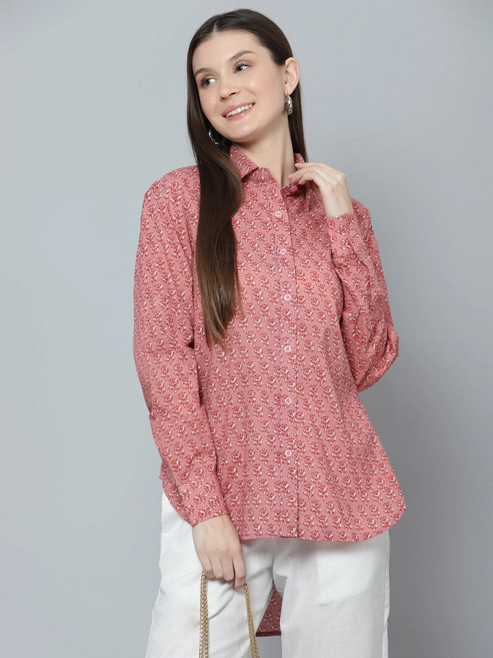 ANYA COTTON WOMEN SHIRT - Pomcha Jaipur
