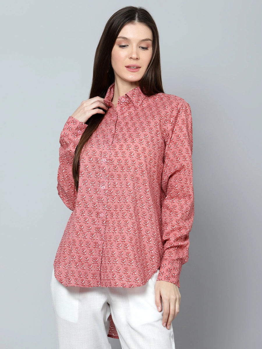 ANYA COTTON WOMEN SHIRT - Pomcha Jaipur