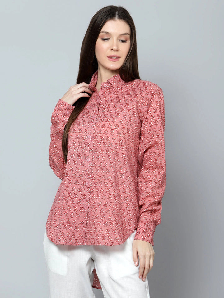 ANYA COTTON WOMEN SHIRT - Pomcha Jaipur