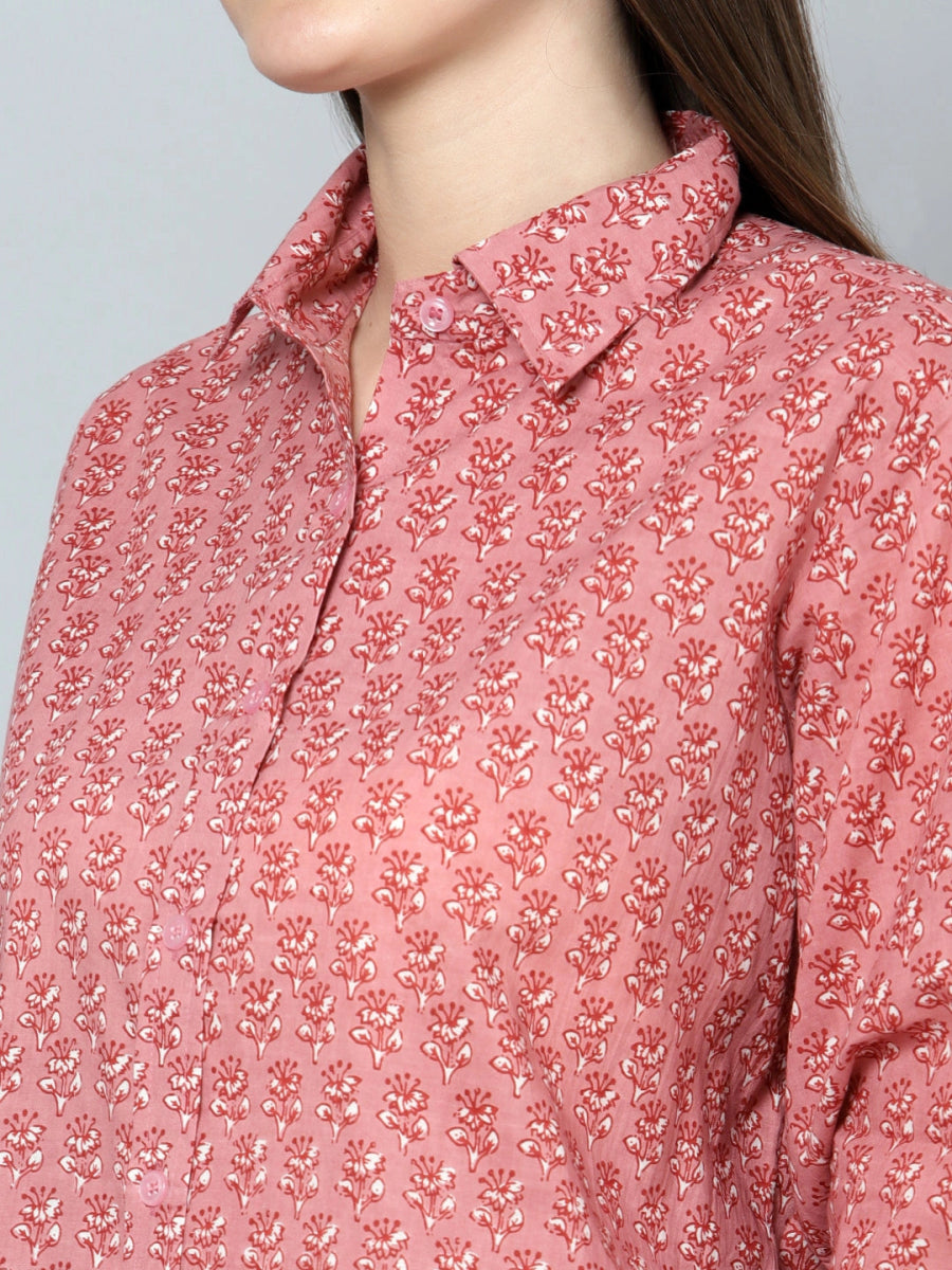 ANYA COTTON WOMEN SHIRT - Pomcha Jaipur