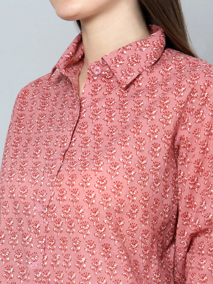 ANYA COTTON WOMEN SHIRT - Pomcha Jaipur