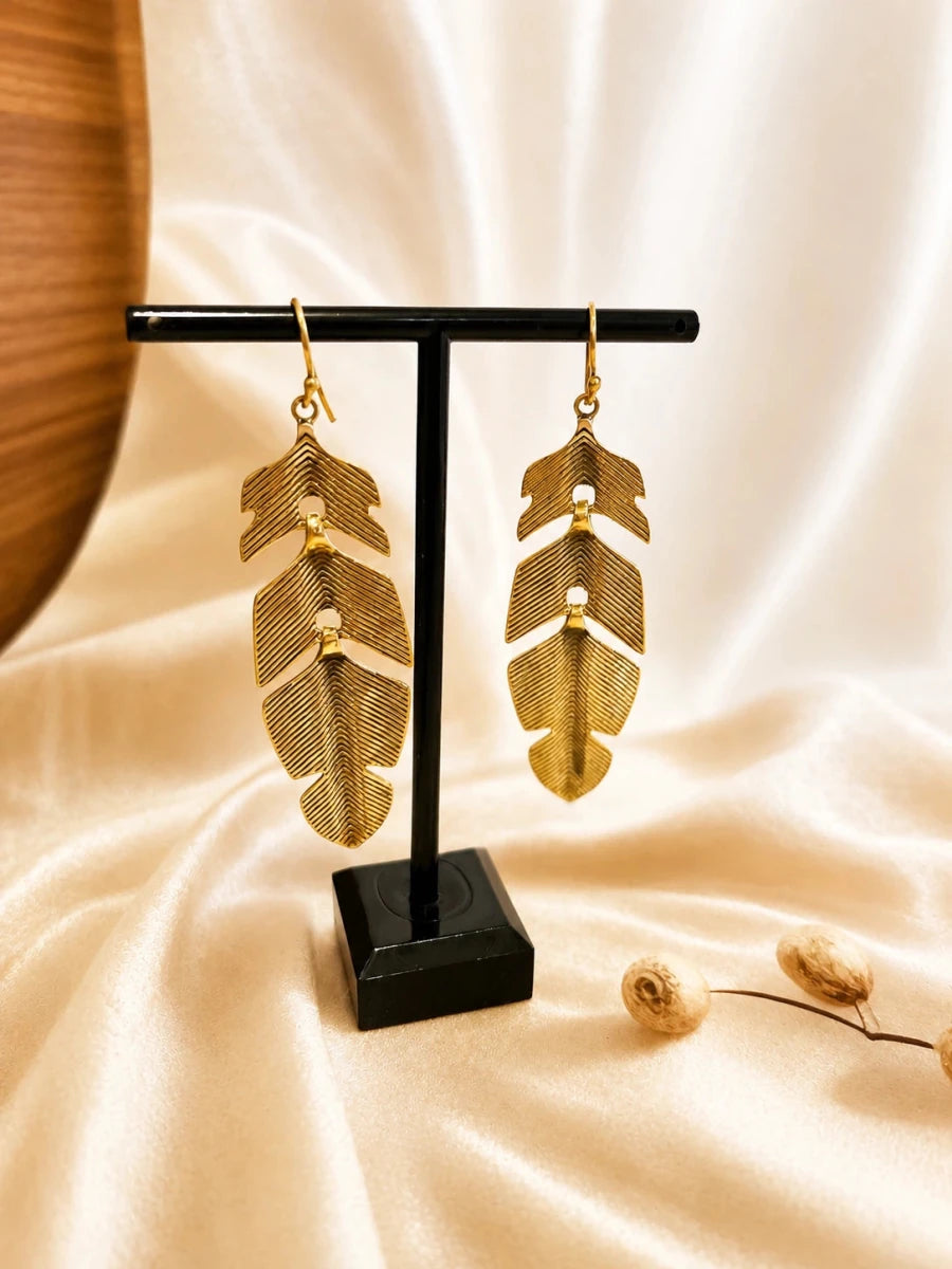 AUTUM VINE EARRINGS - Pomcha Jaipur
