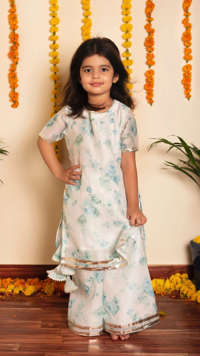 BACHPAN FALAK KURTA PLAZO SET - Pomcha Jaipur