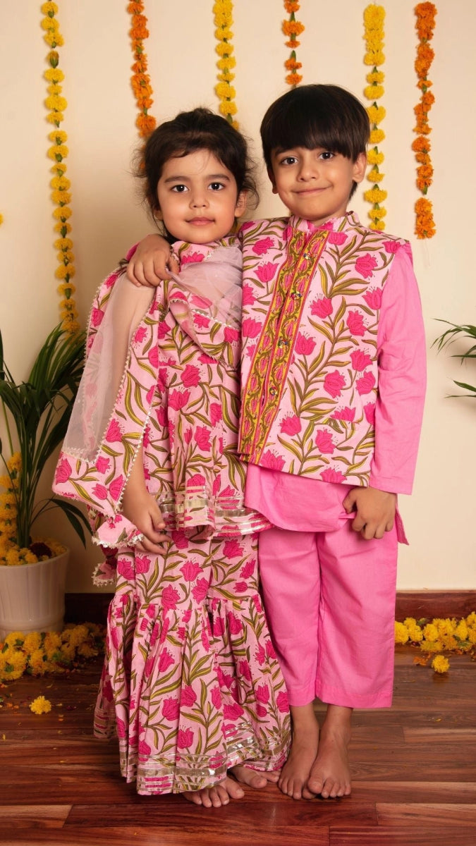 BACHPAN NAZAKAT SHARARA SET - Pomcha Jaipur