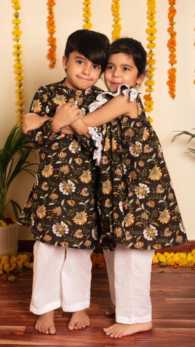 BACHPAN ROOP RANG FROCK PANT - Pomcha Jaipur