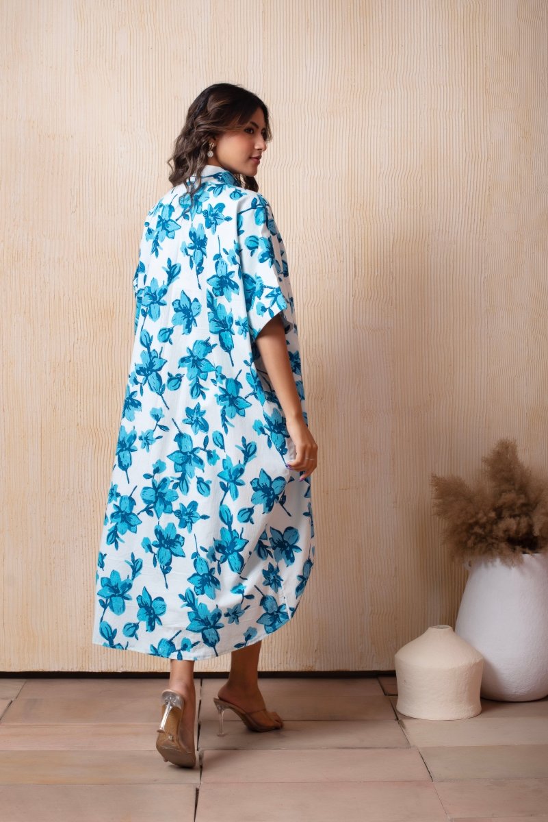 DHOOP CHHAV NUHA COTTON HAND BLOCK CO - ORD SET - Pomcha Jaipur