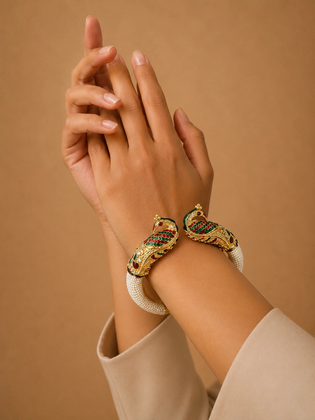 ROYAL PAISLEY ENAMEL BANGLE