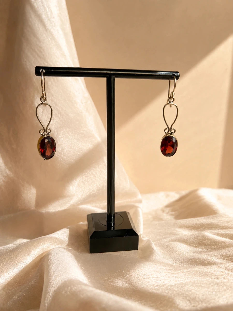 GOLDEN FLAME EARRINGS - Pomcha Jaipur