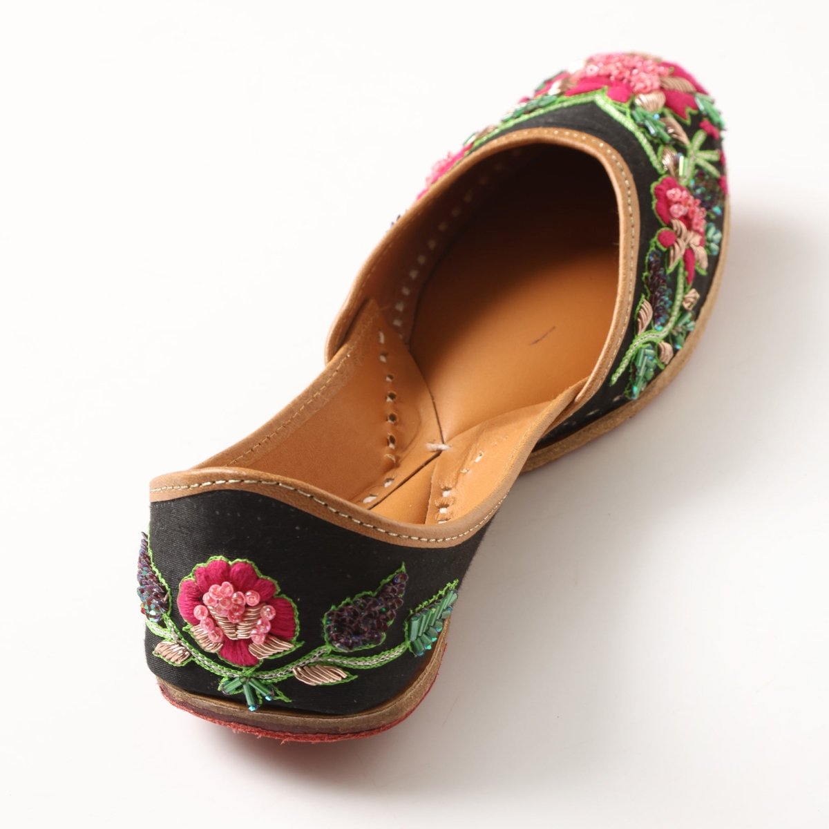 GUL BLACK PINK MOJARI - Pomcha Jaipur