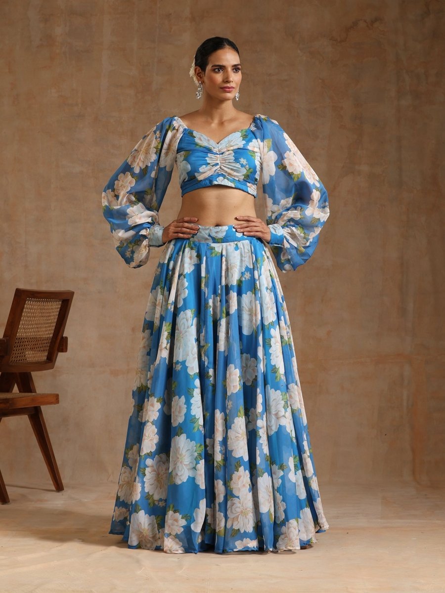 GUL FIZA LEHENGA SET - Pomcha Jaipur